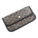 ゴヤール GOYARD サンルイGM ブラック PVCコーティングキャンバス ゴヤールディンキャンバス シュヴロッシュカーフスキン トートバッグ シルバー金具 リバーシブル ヘリンボーン