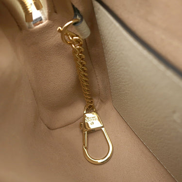 グッチ GUCCI オフィディア GGスプリーム ミニ ショルダー 517350 ホワイト×エボニー GGスプリームキャンバス レザー ショルダーバッグ ゴールド金具 白 シェリーライン