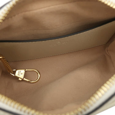 グッチ GUCCI オフィディア GGスプリーム ミニ ショルダー 517350 ホワイト×エボニー GGスプリームキャンバス レザー ショルダーバッグ ゴールド金具 白 シェリーライン