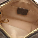 グッチ GUCCI オフィディア GGスプリーム ミニ ショルダー 517350 ブラウン×エボニー GGスプリームキャンバス レザー ショルダーバッグ ゴールド金具 茶 シェリーライン