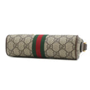 グッチ GUCCI オフィディア GGスプリーム ミニ ショルダー 517350 ブラウン×エボニー GGスプリームキャンバス レザー ショルダーバッグ ゴールド金具 茶 シェリーライン