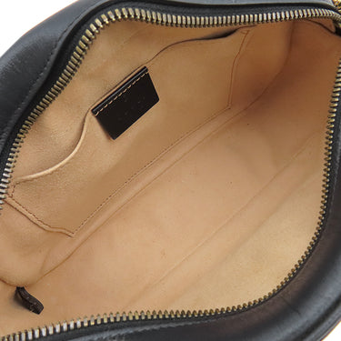 グッチ GUCCI GGマーモント スモール カメラバッグ 447632 ブラック レザー シェブロンキルティングレザー ショルダーバッグ ヴィンテージ金具 黒 ショルダー