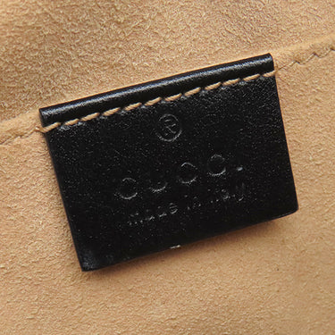 グッチ GUCCI GGマーモント スモール カメラバッグ 447632 ブラック レザー シェブロンキルティングレザー ショルダーバッグ ヴィンテージ金具 黒 ショルダー
