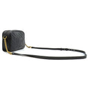 グッチ GUCCI GGマーモント スモール カメラバッグ 447632 ブラック レザー シェブロンキルティングレザー ショルダーバッグ ヴィンテージ金具 黒 ショルダー
