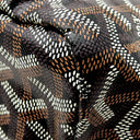 ゴヤール GOYARD サンルイPM ブラック PVCコーティングキャンバス ゴヤールディンキャンバス シュヴロッシュカーフスキン トートバッグ シルバー金具 リバーシブル ヘリンボーン