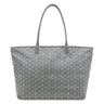 ゴヤール GOYARD アルトワMM ARTOISMMLTY51CL51P グレー PVCコーティングキャンバス ゴヤールディンキャンバス シュヴロッシュカーフスキン トートバッグ シルバー金具 ヘリンボーン