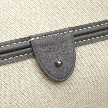 ゴヤール GOYARD アルトワMM ARTOISMMLTY51CL51P グレー PVCコーティングキャンバス ゴヤールディンキャンバス シュヴロッシュカーフスキン トートバッグ シルバー金具 ヘリンボーン