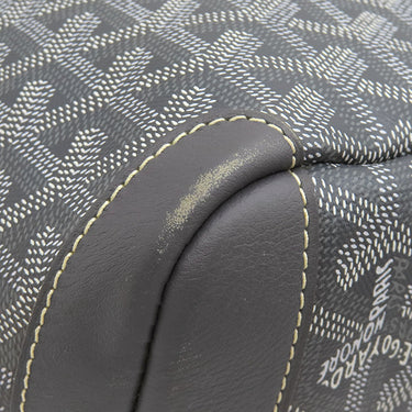 ゴヤール GOYARD アルトワMM ARTOISMMLTY51CL51P グレー PVCコーティングキャンバス ゴヤールディンキャンバス シュヴロッシュカーフスキン トートバッグ シルバー金具 ヘリンボーン