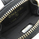 シャネル CHANEL ブラック ラムスキン コインケース ゴールド金具 ココマーク 新品 未使用 ソルド品