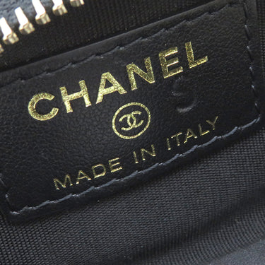 シャネル CHANEL ブラック ラムスキン コインケース ゴールド金具 ココマーク 新品 未使用 ソルド品