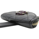 シャネル CHANEL ブラック ラムスキン コインケース ゴールド金具 ココマーク 新品 未使用 ソルド品