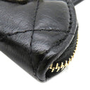 シャネル CHANEL ブラック ラムスキン コインケース ゴールド金具 ココマーク 新品 未使用 ソルド品