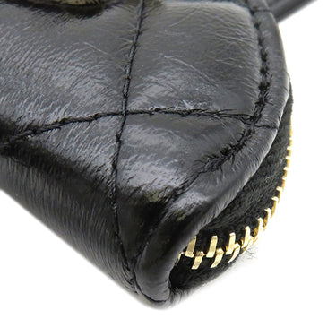 シャネル CHANEL ブラック ラムスキン コインケース ゴールド金具 ココマーク 新品 未使用 ソルド品
