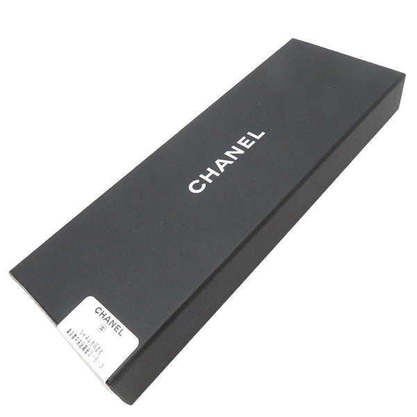 シャネル CHANEL AB3432 レッド×ゴールド GP レザー ブレスレット 赤