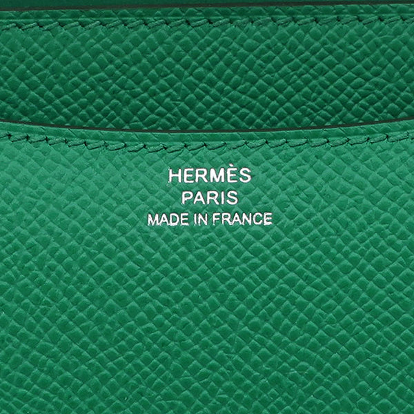 エルメス HERMES コンスタンス3 ミニ ミロワール ヴェールジェイド ヴォーエプソン ショルダーバッグ シルバー金具 新品 未使用 緑