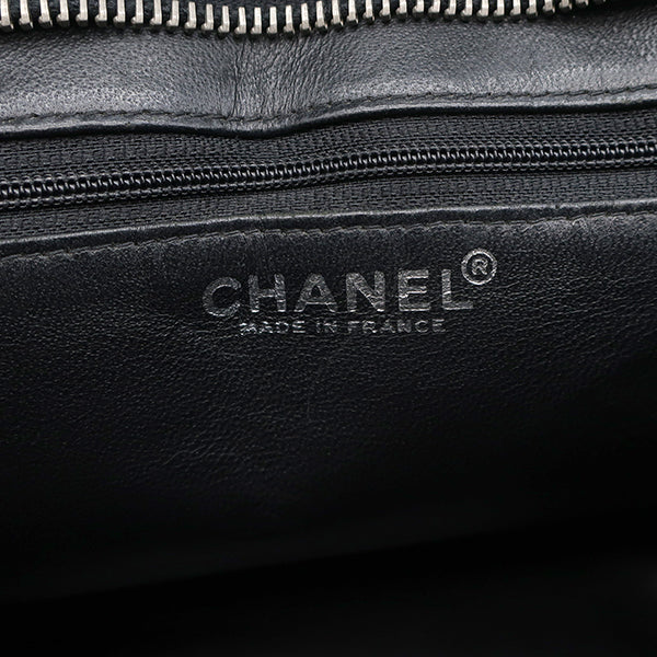 シャネル CHANEL 復刻トート A01804 ブラック キャビアスキン トートバッグ ガンメタル金具 黒 ココマーク ヴィンテージ