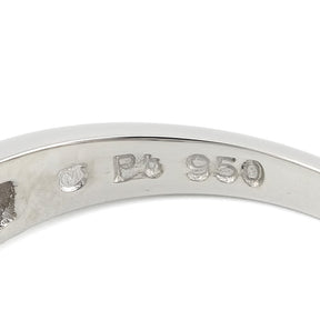 エメラルド ダイヤ プラチナシルバー Pt950 エメラルド ダイヤモンド リング 指輪