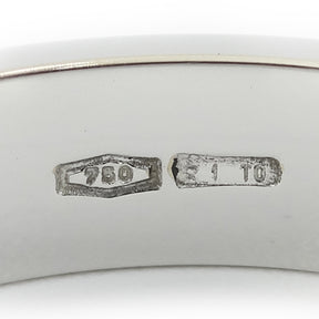 アイコン スリム  ホワイトゴールド K18WG リング 指輪