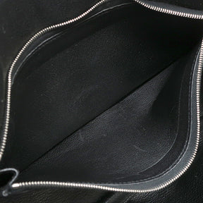 ジプシエール34 ブラック トリヨンクレマンス ショルダーバッグ シルバー金具 黒
