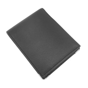 マスト ドゥ 二つ折りウォレット L3001369 ブラック カーフ 二つ折り財布 シルバー金具 新品 未使用 ボルドー 黒 バイカラー コンパクト財布
