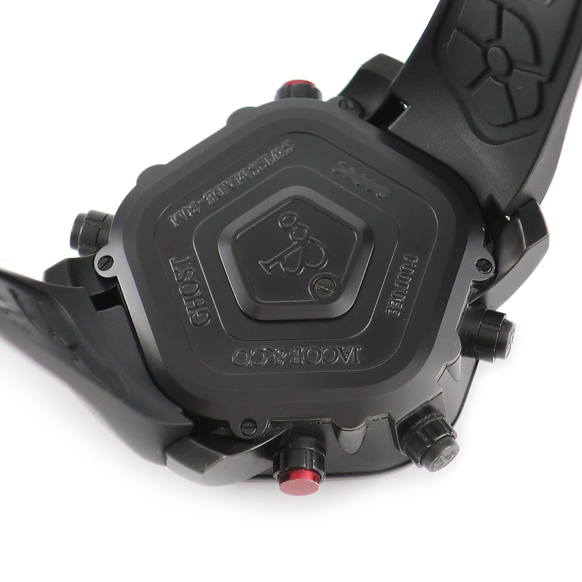 ゴースト ダイヤモンド JC-GST-WHD3.48 クオーツ メンズ 純正ダイヤ デジタル GPS機能 五角形 GMT