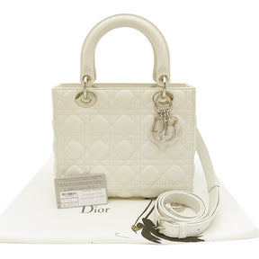 Dior レディディオール ミニ ハンドバッグ シルバー金具