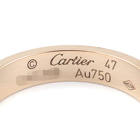ミニ LOVE ピンクゴールド 750PG リング 指輪 750 Cartier LOVE