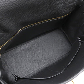 ケリー28 内縫い ブラック トゴ 2WAYバッグ ゴールド金具 新品 未使用 黒 ショルダー ハンドバッグ