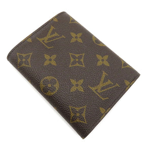 ローズバレリーヌ ポルトフォイユ ヴィクトリーヌ M62360 モノグラムキャンバス 三つ折り財布 ゴールド金具 コンパクト 財布 茶 ピンク