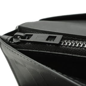 ノワール ポルトフォイユ ブラザ NM M69980 カーフ 長財布 ブラック金具 二つ折り 黒 LV アエログラム