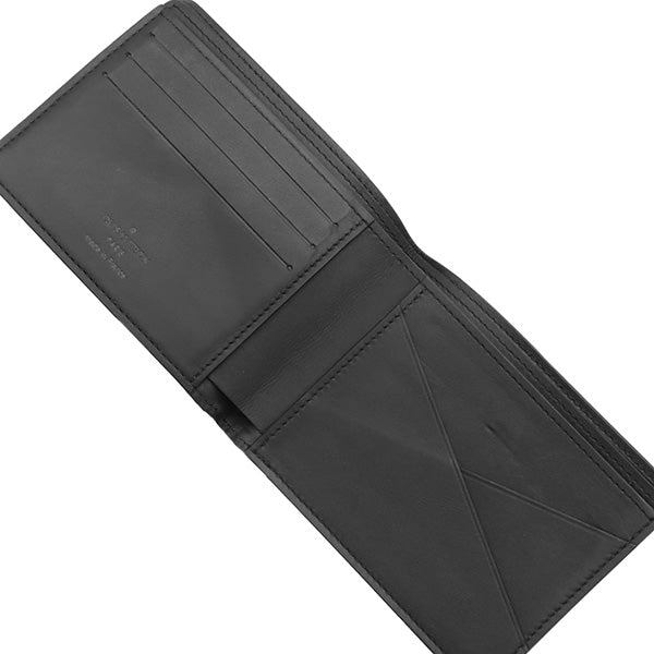ブラック ポルトフォイユ ミュルティプル M62901 モノグラムシャドウ 二つ折り財布 黒