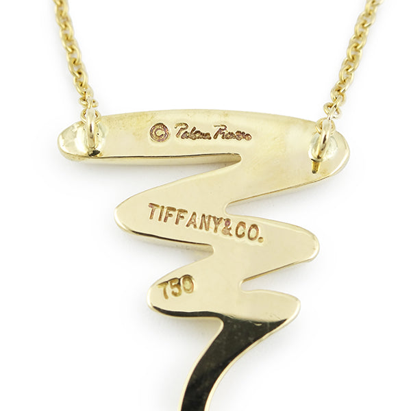 スクリブル パロマ・ピカソ イエローゴールド 750YG ネックレス 750 Tiffany＆Co. Paloma Picasso