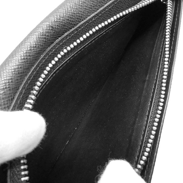 アルドワーズ ポルトフォイユ ブラザ  M62572 タイガ 長財布 シルバー金具 二つ折り 黒