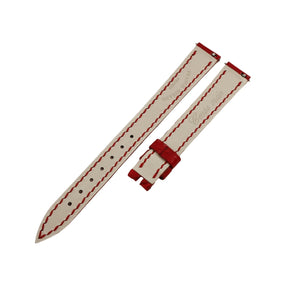 トノウカーベックス（2250/2251）用クロコバンド レディース 未使用 純正 クロコ ベルト 12mm 赤