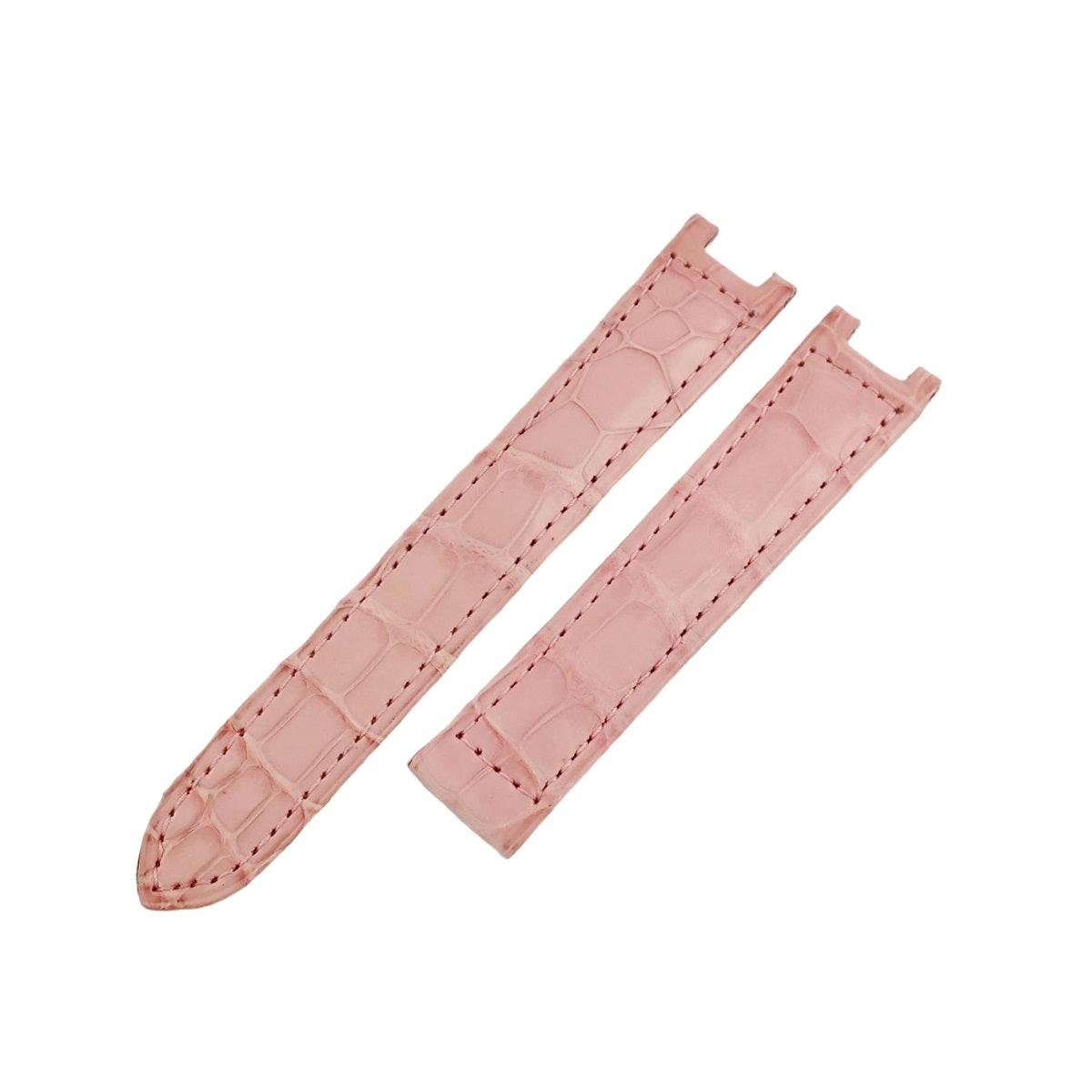 レディース 未使用 純正 クロコ ベルト ストラップ 18ｍｍ ピンク