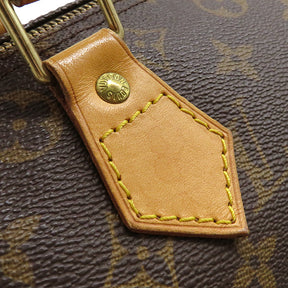 モノグラム スピーディ 30 M41526 モノグラムキャンバス ハンドバッグ ゴールド金具 茶 ミニボストン パドロック/鍵の欠品