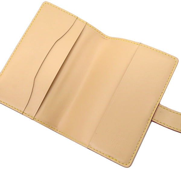 モノグラムマルチカラー カルネ ドゥバル ミニ 手帳カバー M92653 モノグラムマルチカラーキャンバス 手帳カバー ゴールド金具 白 カード入れ  パスケース