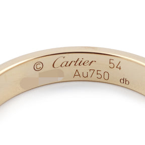 ミニ LOVE ピンクゴールド 750PG リング 指輪 Cartier 750