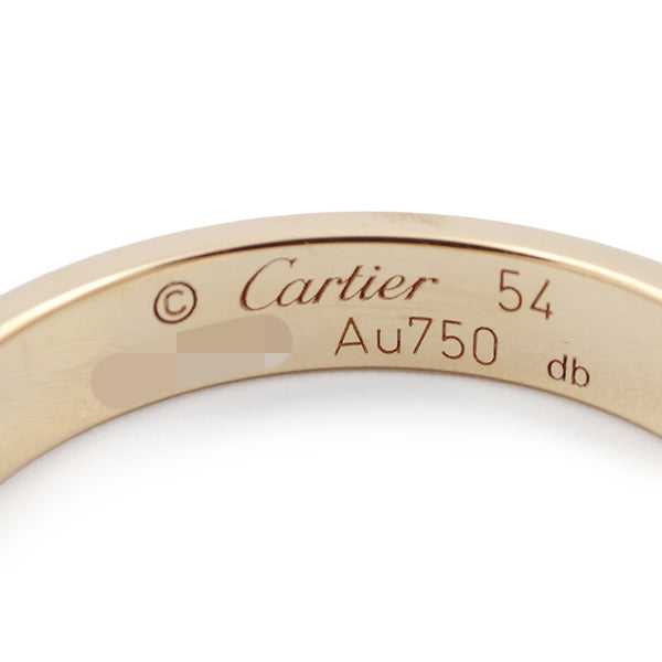 ミニ LOVE ピンクゴールド 750PG リング 指輪 Cartier 750
