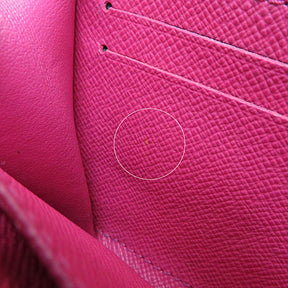モノグラム×ピンク パッチーズ ジッピー コインパース  M63391 モノグラムキャンバス コインケース ゴールド金具 小銭入れ 茶 ピンク ウォレット