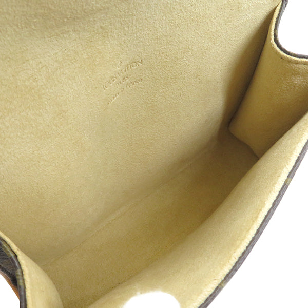 モノグラム ポシェット フロランティーヌ M51855 モノグラムキャンバス ウエストバッグ ゴールド金具 ウエストポーチ ベルトバッグ 茶