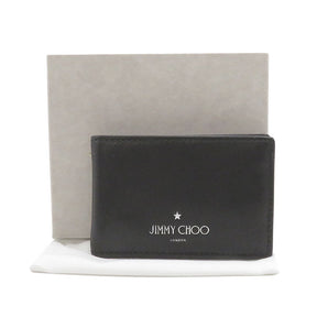 カードケース ブラック レザー 二つ折り財布 黒