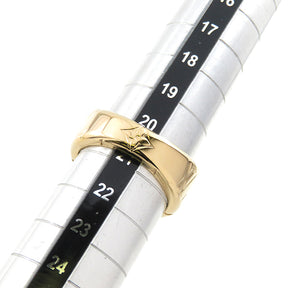 ゴールド シグネットリング モノグラム M80191  メタル リング 指輪