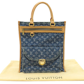 ルイヴィトン LOUIS VUITTON モノグラムデニム フラット ショッパー