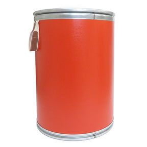 サドルボックス SADDLE BOX オレンジ レザー ステンレススチール リサイクルペーパー ファッション雑貨 シルバー金具 馬具缶 小物入れ 2022AW 新品 未使用