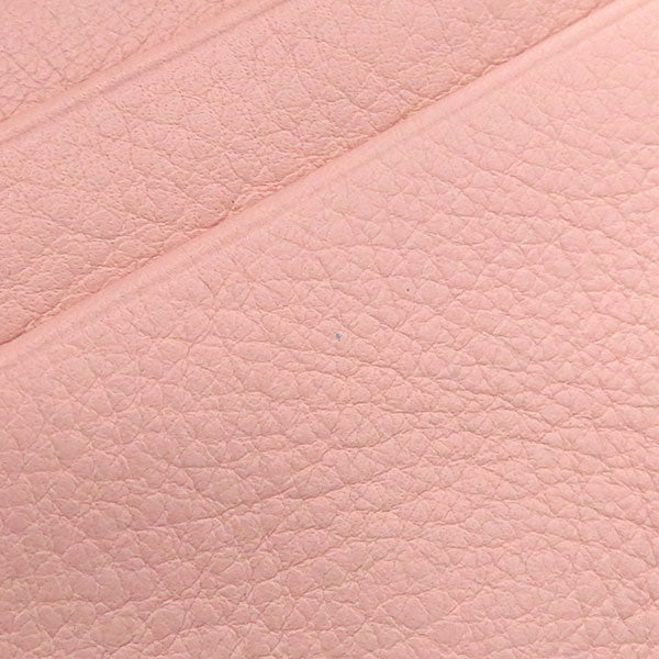 アイスクリーム付き カードケースウォレット 701489  ベージュ×ピンク GGスプリームキャンバス レザー 二つ折り財布 ゴールド金具