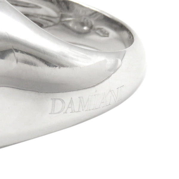 Dサイド ブラッド・ピットコラボ ホワイトゴールド K18WG ダイヤモンド オニキス リング 指輪 750 5Pダイヤ