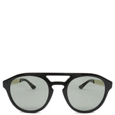 グッチ GUCCI GG0689S 004 ブラック プラスチック メタル サングラス ゴールド金具 グレーレンズ