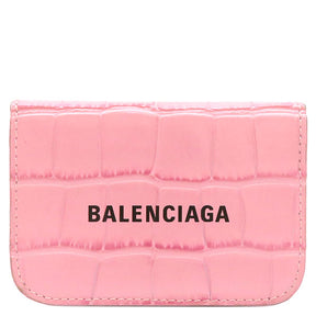バレンシアガ BALENCIAGA キャッシュ ミニ ウォレット 593813 ピンク