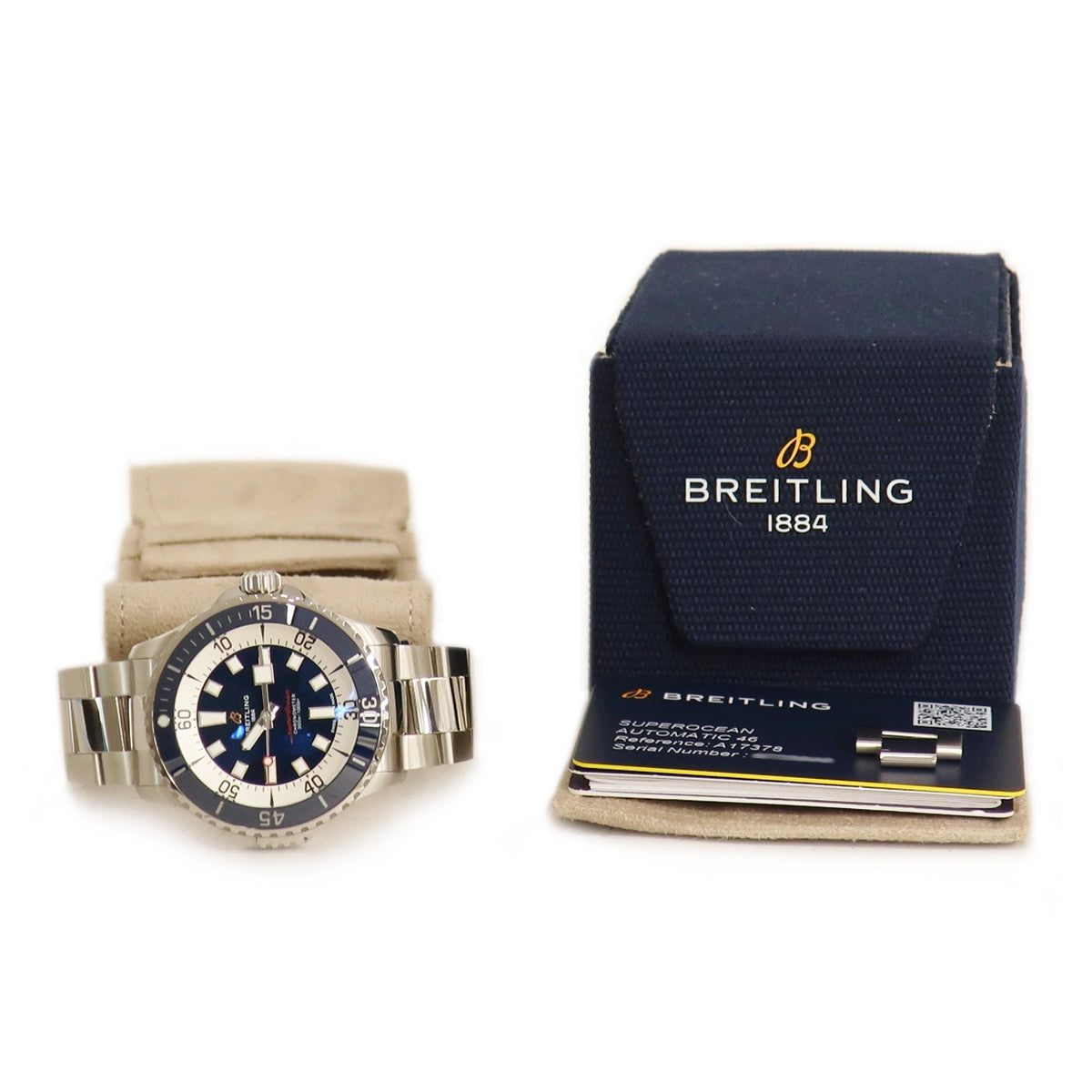 ブライトリング BREITLING スーパーオーシャン オートマチック 46 A17378 A17378E71C1A1 自動巻き メンズ 青 バー